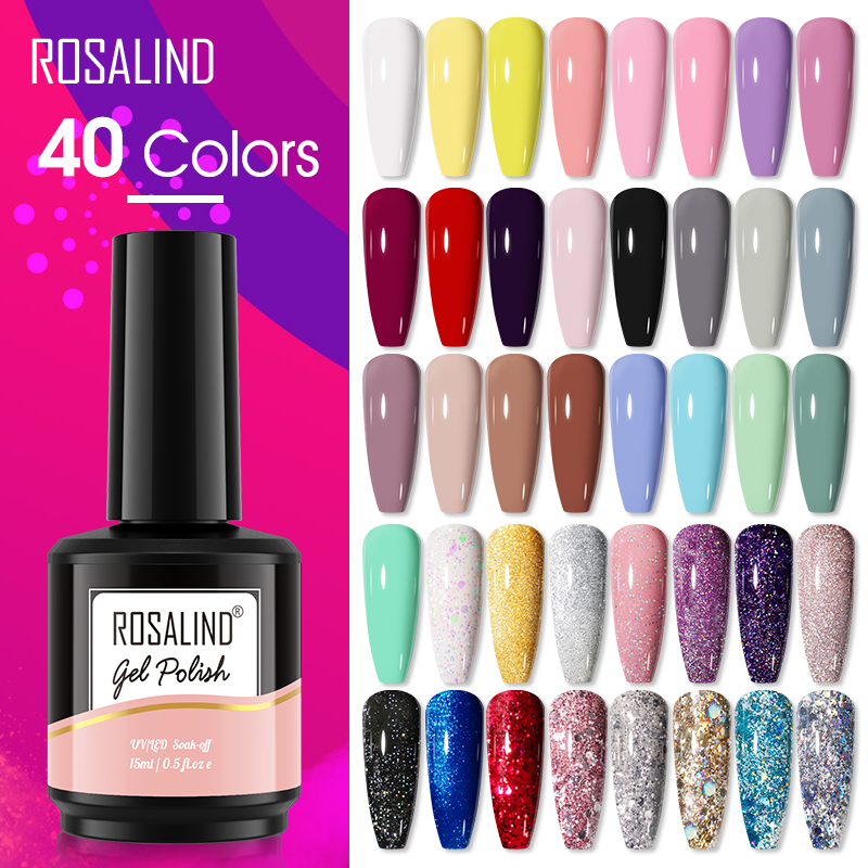 Glitter Powder Resin - ROSALIND 15 ml Glitzer-Nagellack, alles für