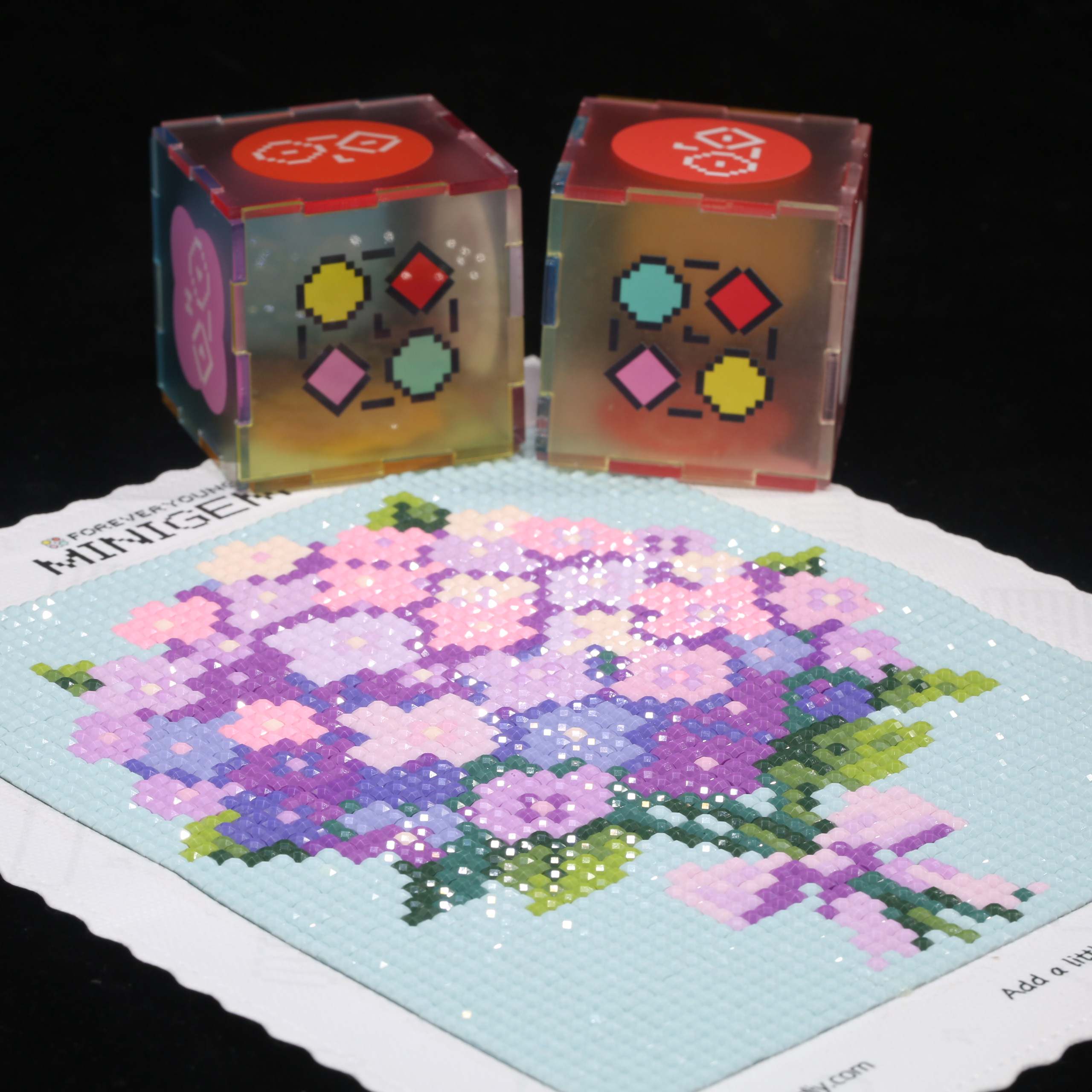 Minigem ®   Lila Hortensien 5D – Resin Art Purple Bewertung und Preis