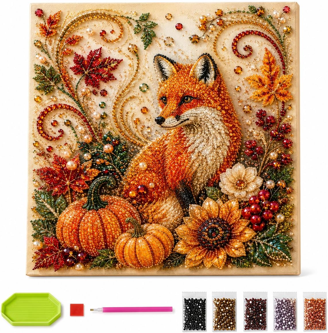 Herbst-Diamantperlen-Malset, H – Resin Art With Flowers Bewertung und Preis