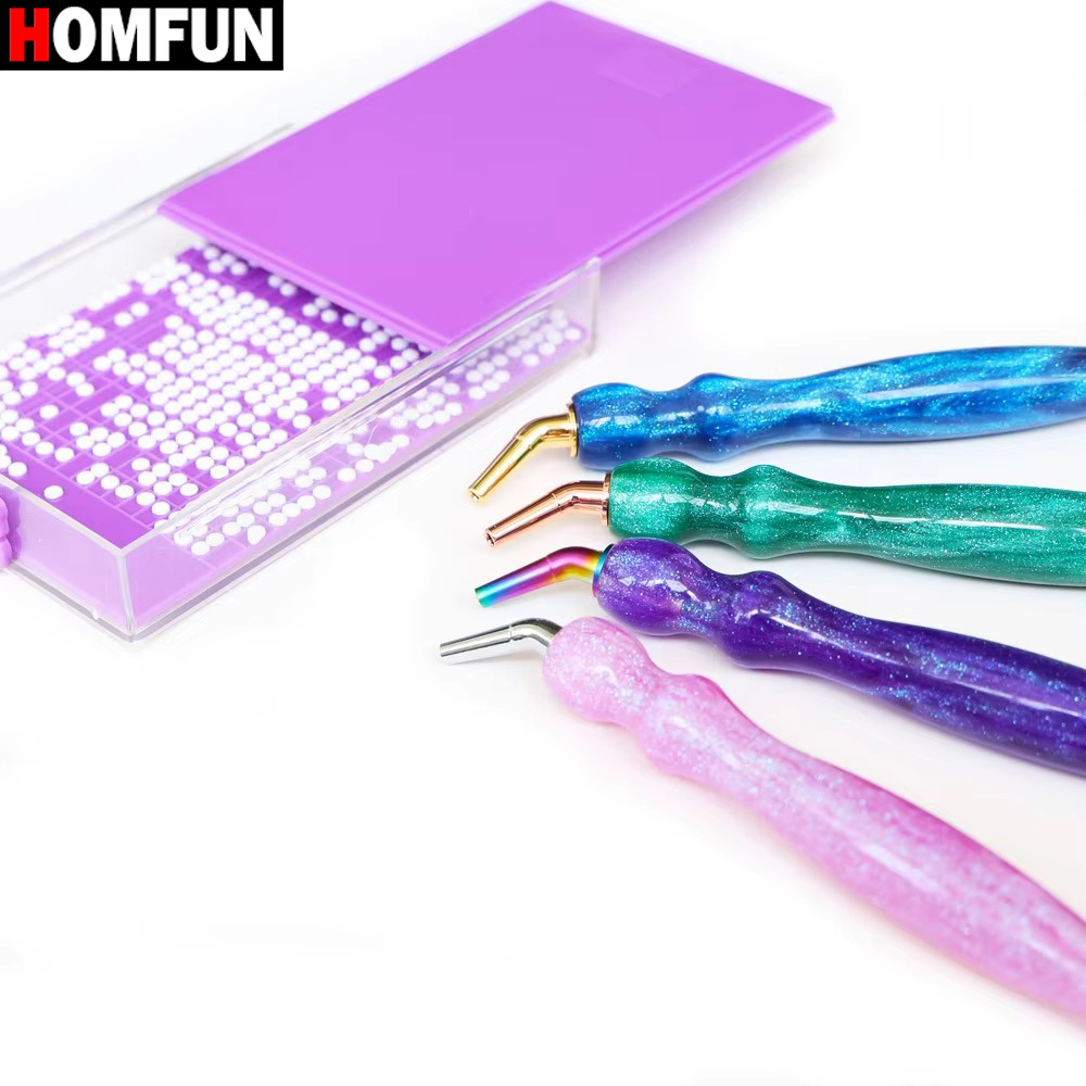 Homfun 5d Diamant Mal stift Se – Resin Art Purple Bewertung und Preis