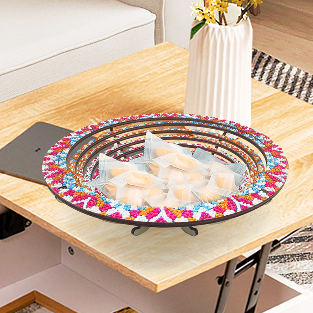 Holz Mandala 5D Diamant Malere – Resin Art Wooden Tray Bewertung und Preis