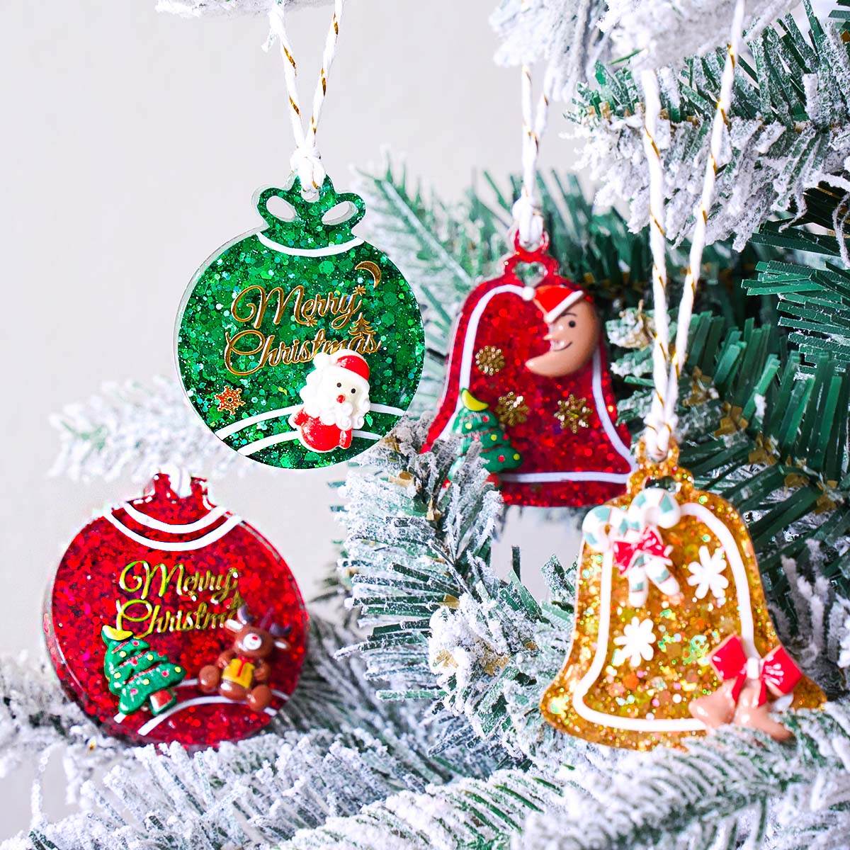 Weihnachten Tag Anhänger Silik – Resin Art Uv Bewertung und Preis