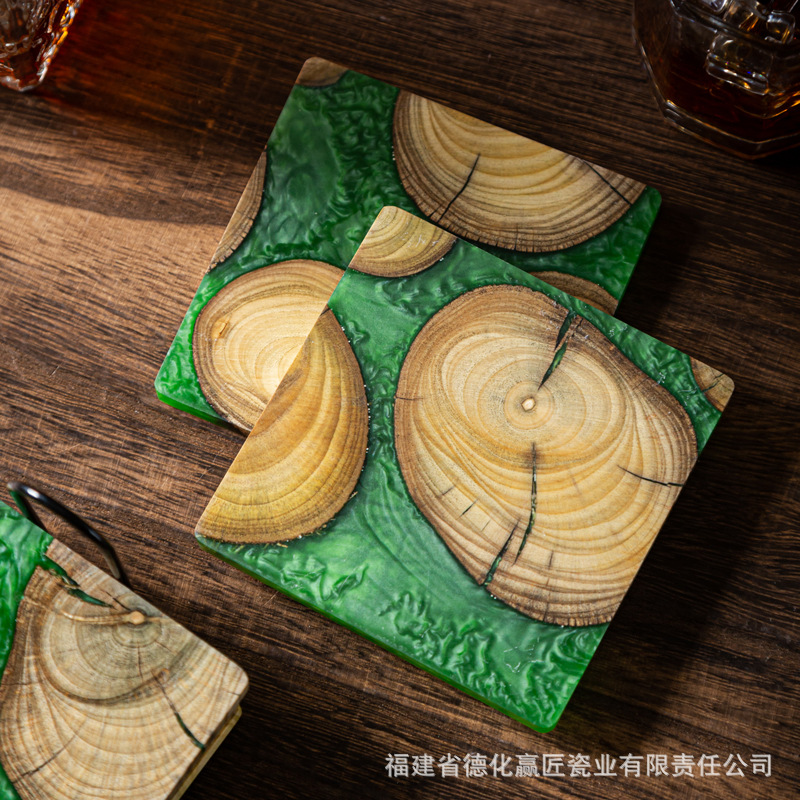 Zen Ink-Art Trockenbrüh-Tee-Ta – Resin Art Wooden Tray Bewertung und Preis