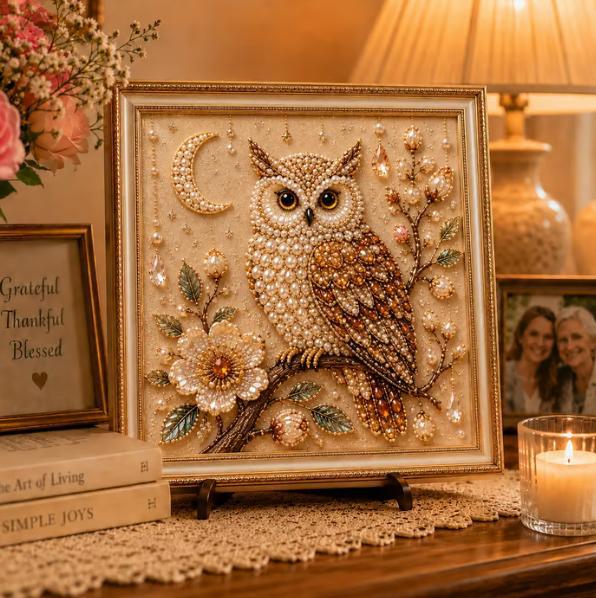 Eulen-Diamant-Perlen-Kunst-DIY – Resin Art With Flowers Bewertung und Preis