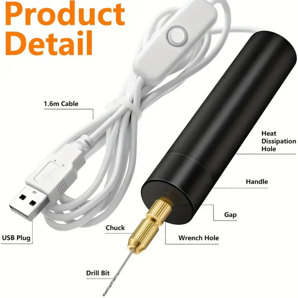 Mini-Elektrobohrer USB-betrieb – Resin Art Gift Ideas Bewertung und Preis