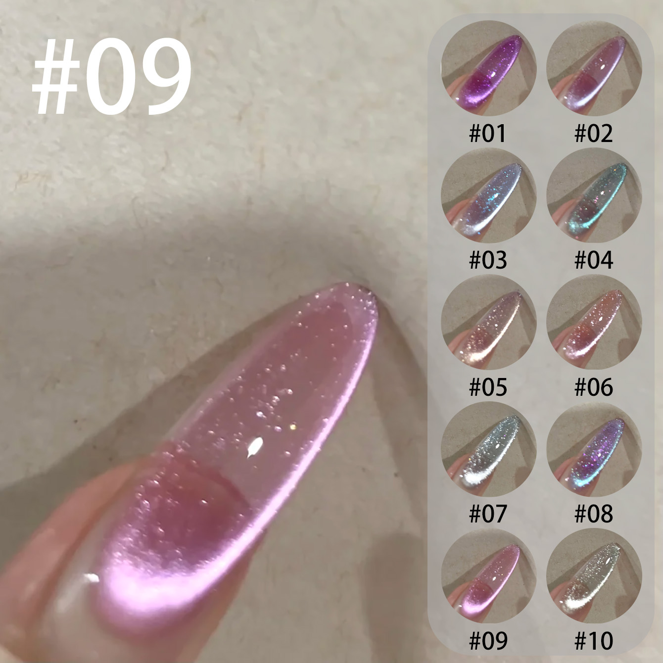 MIANEL Qunbai Rumen Cat Eye Ge – Resin Art Purple Bewertung und Preis