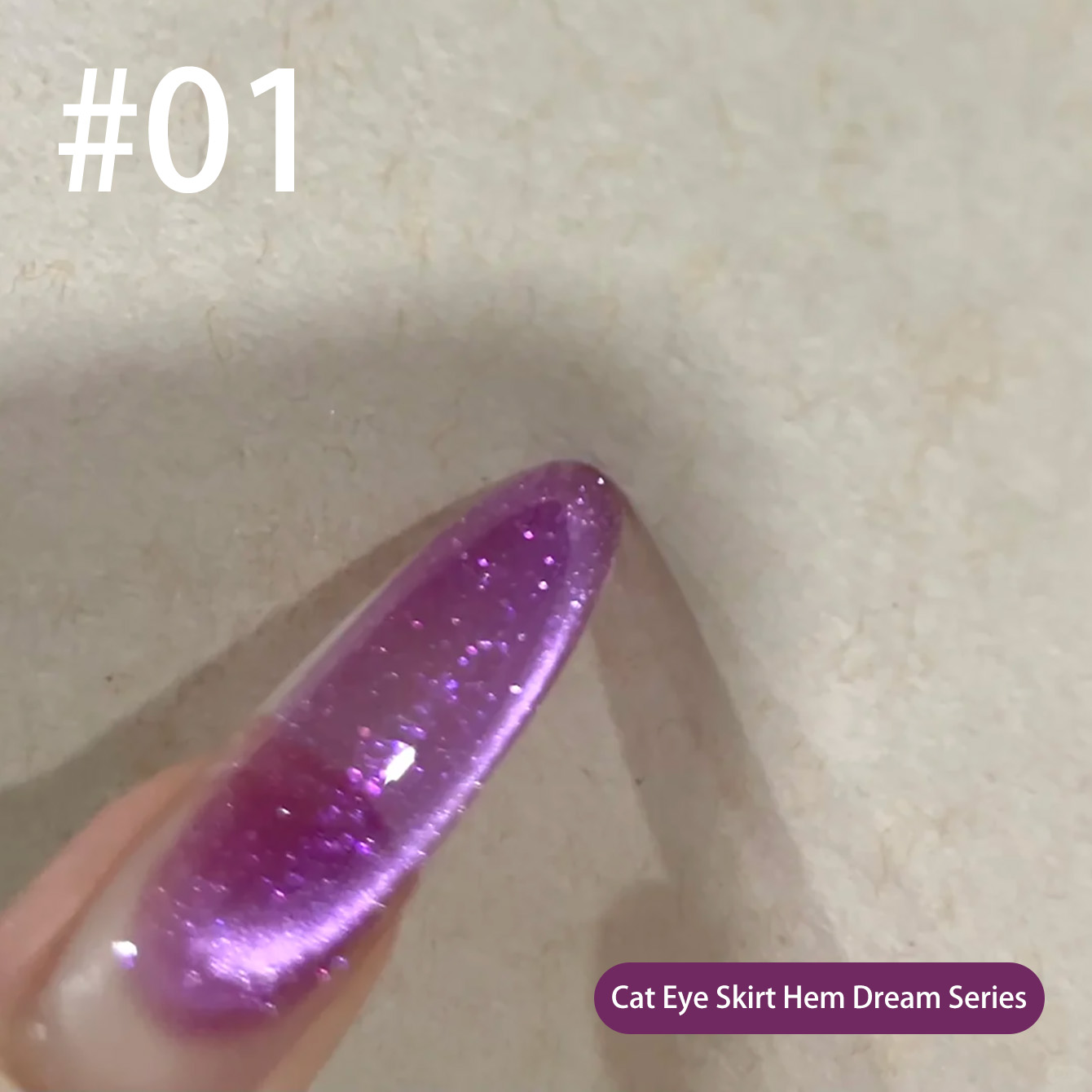 MIANEL Qunbai Rumen Cat Eye Ge – Resin Art Purple Bewertung und Preis