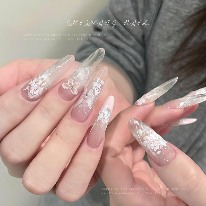 3D-Glitzer-Harz-Nagelkunst-Dek – Resin Art With Flowers Bewertung und Preis