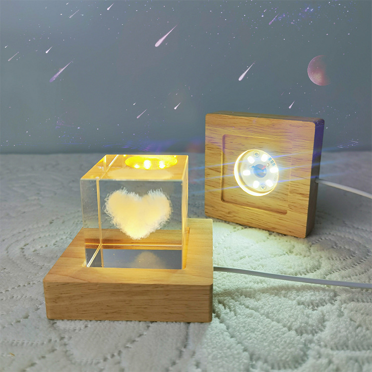 Quadratische LED-Leuchten Disp – Resin Art Wooden Tray Bewertung und Preis